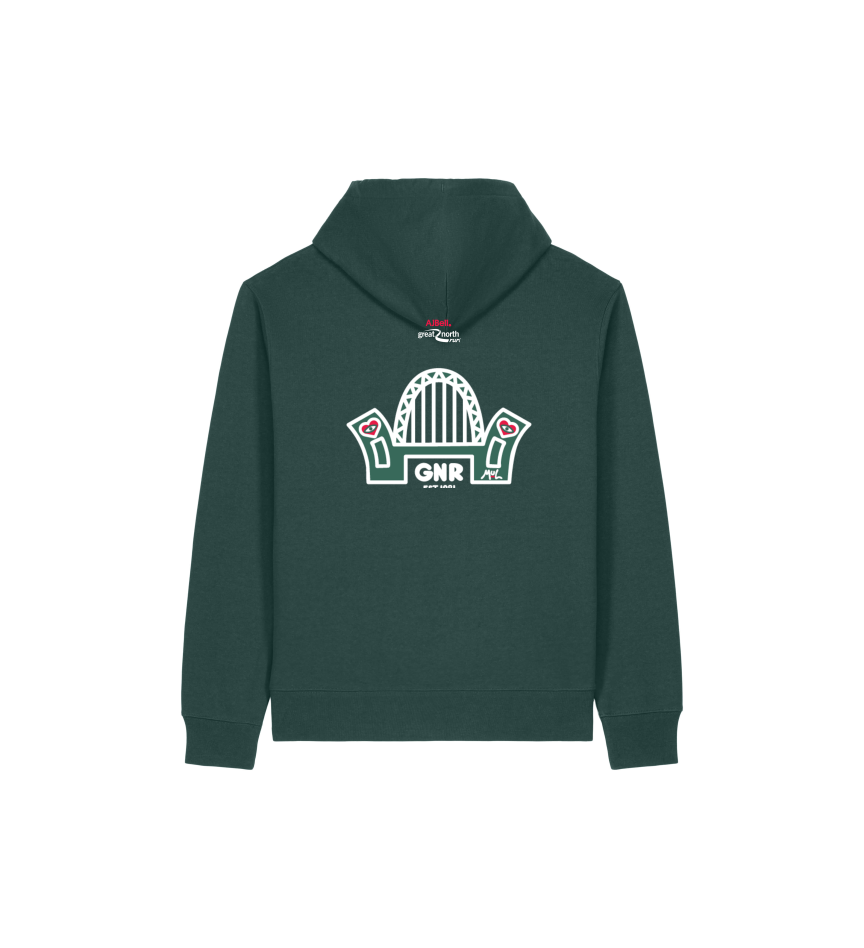 GNR45 x MUL Unisex Green Hoodie