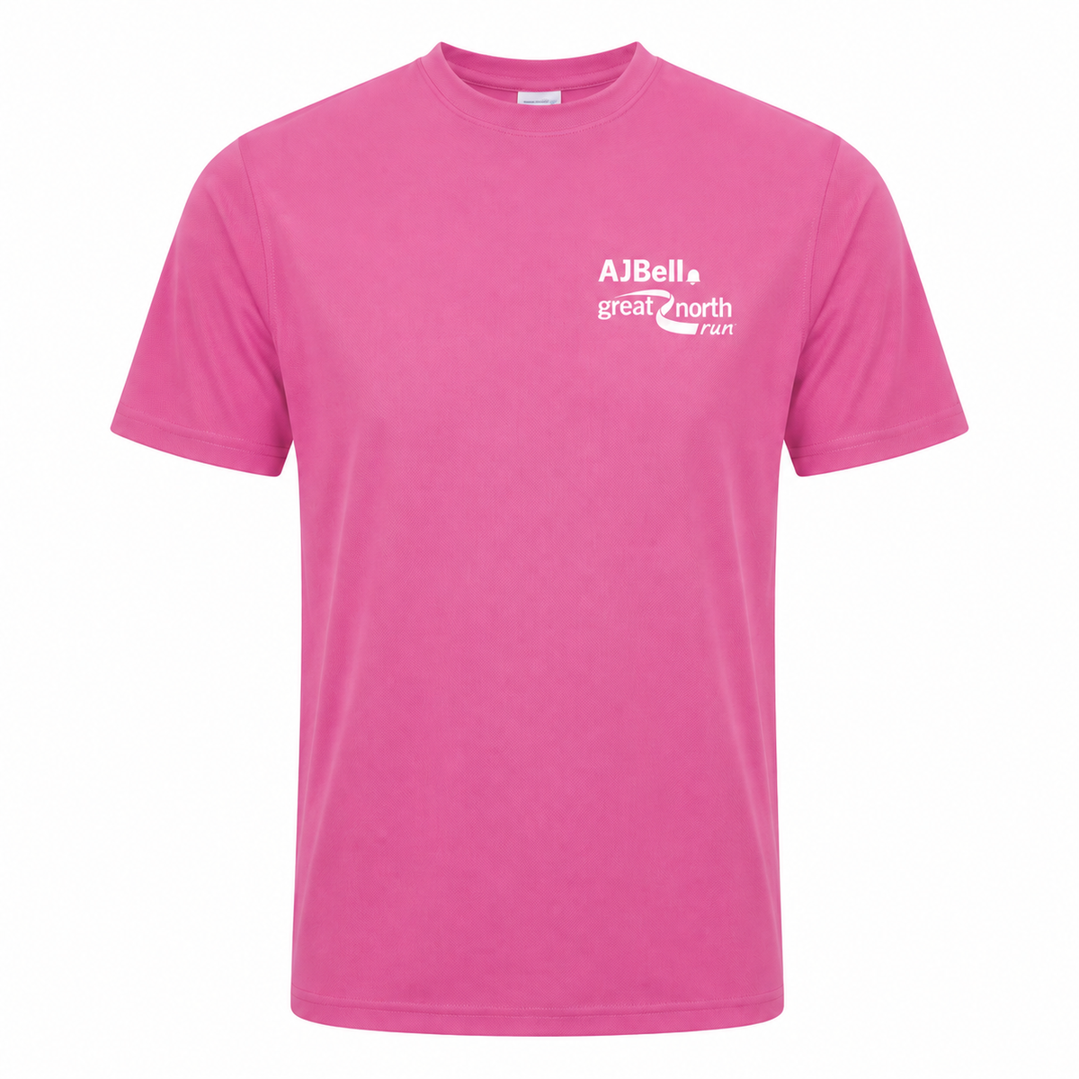 AJ Bell Great Run Men's Short Sleeved Tech Tee (Front Logo Print Only