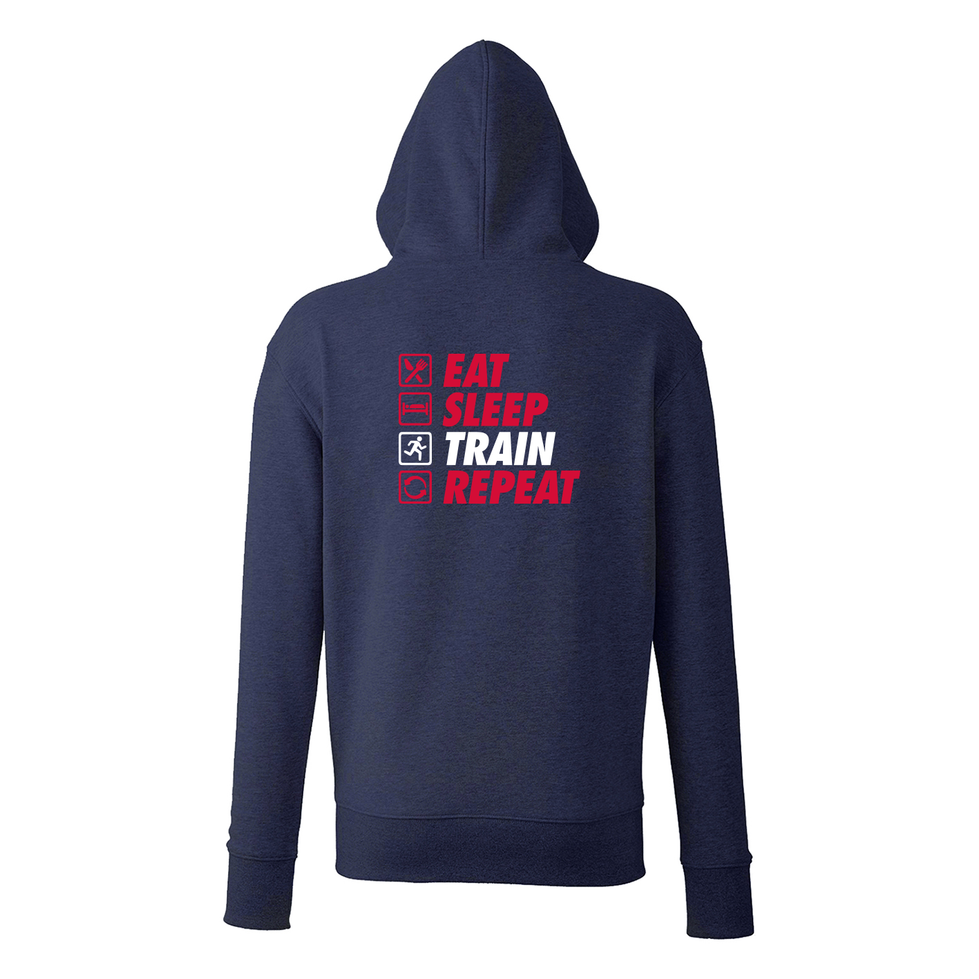 AJ Bell Great South Run Eat, Sleep, Train, Repeat Hoodie