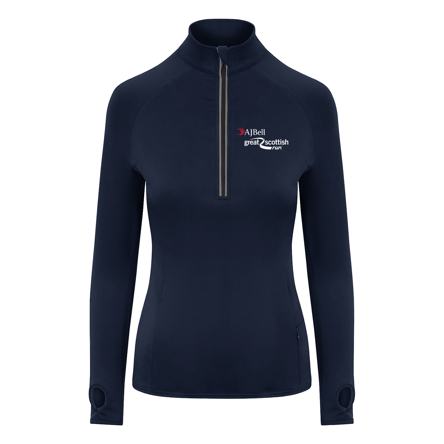 AJ Bell Great South Run In Training Woman ¼ Zip top