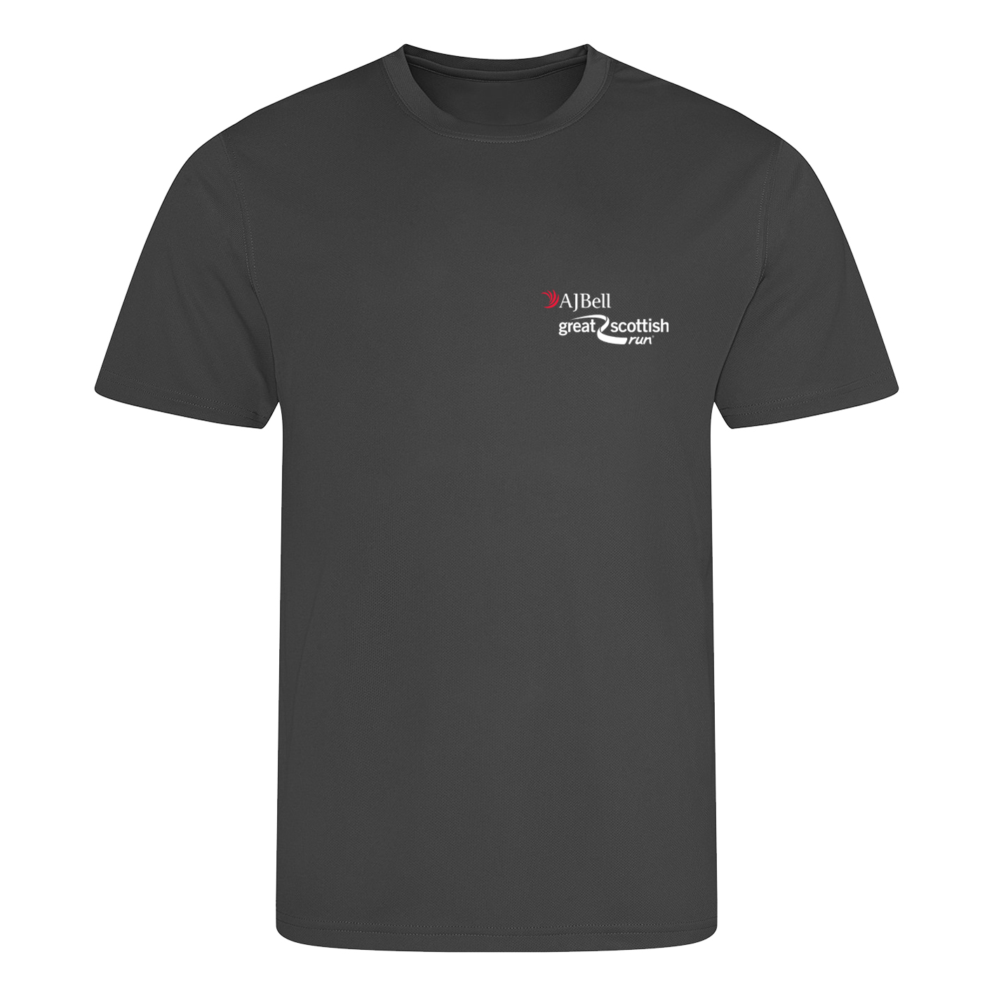 AJ Bell Great Scottish Run Woman Short Sleeved Cotton Tee (Front Logo Print Only)