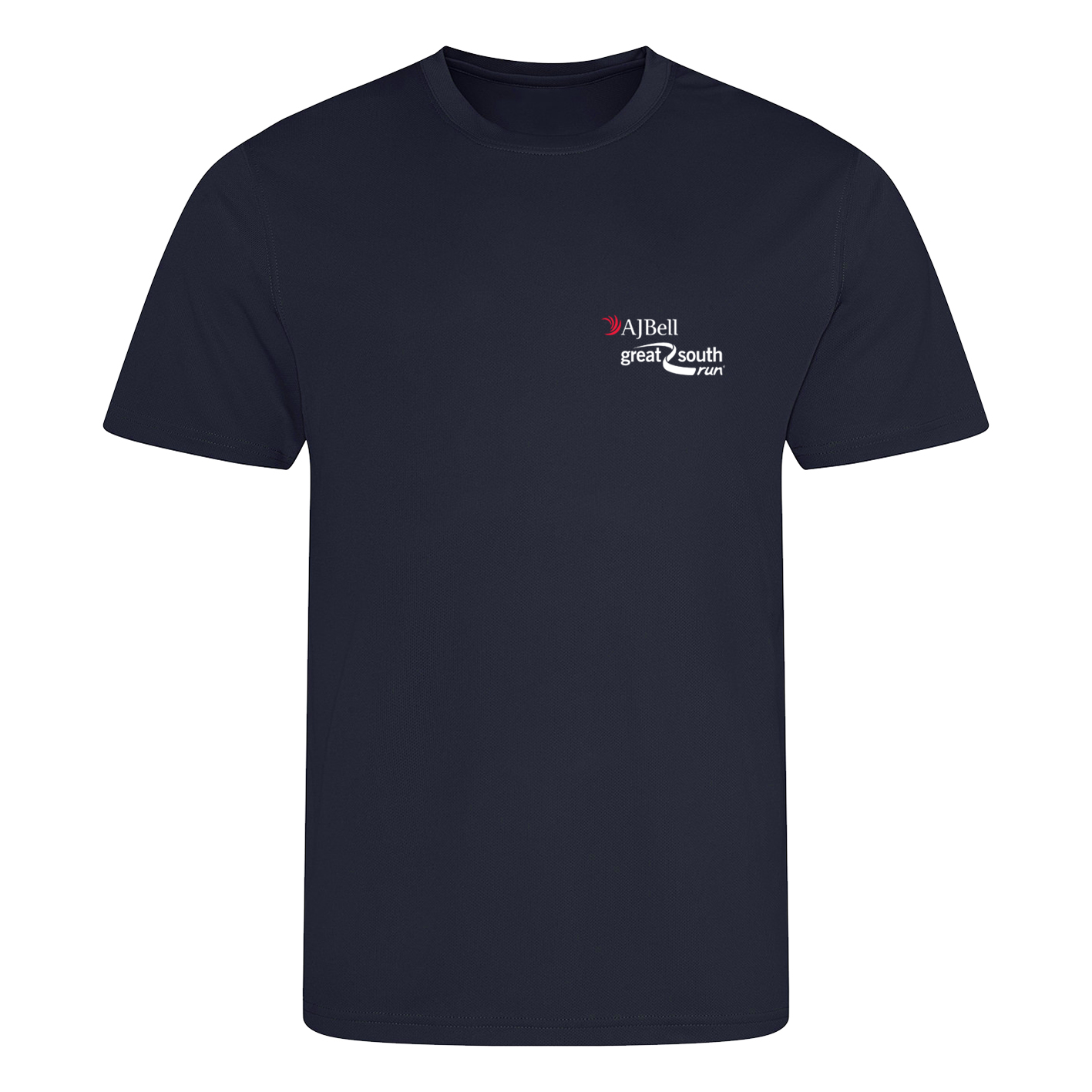 AJ Bell Great South Run RUN Men Short Sleeved Tech Tee