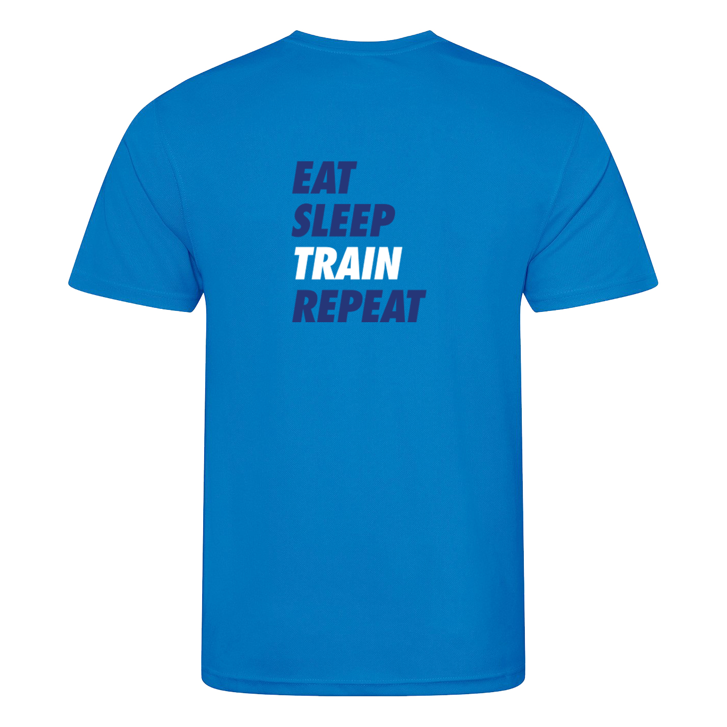 AJ Bell Great South Run Eat, Sleep, Train, Repeat Men Short Sleeved Tech Tee