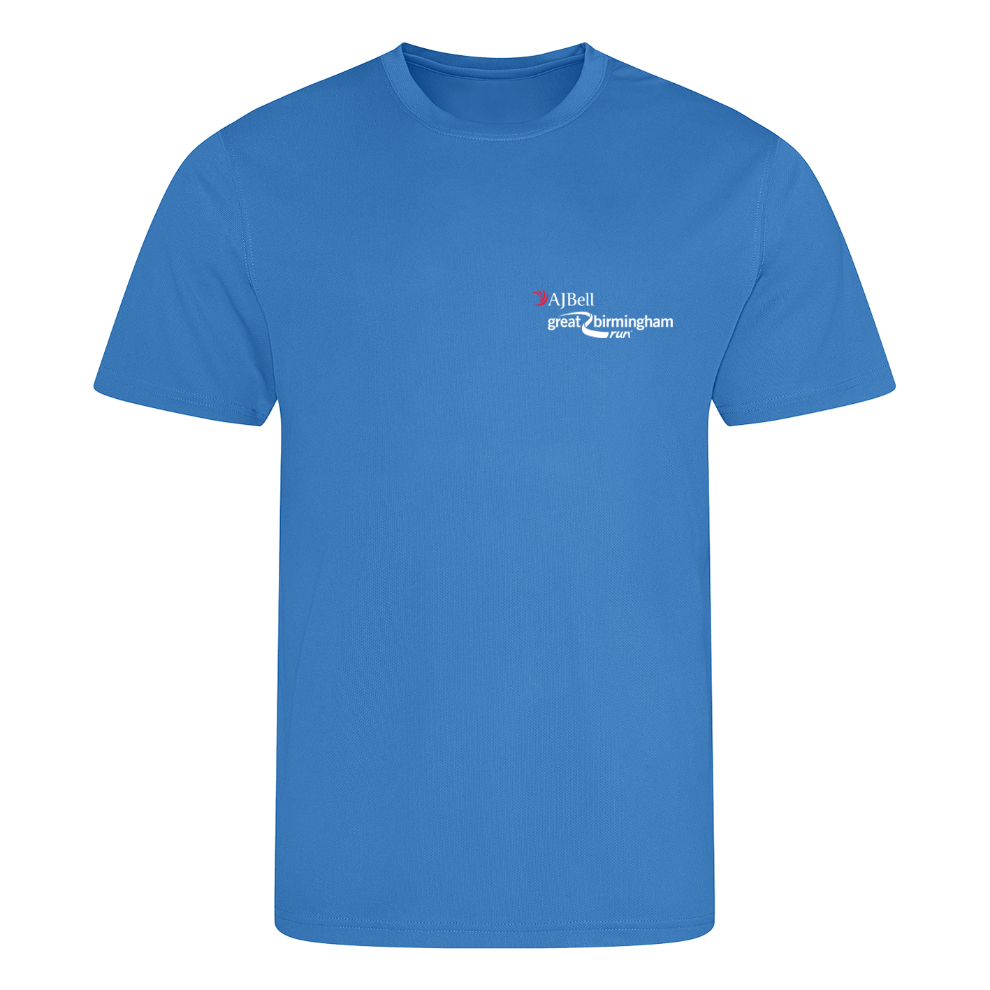 AJ Bell Great Birmingham Run Men’s Short Sleeved Tech Tee (Front Logo Print Only)