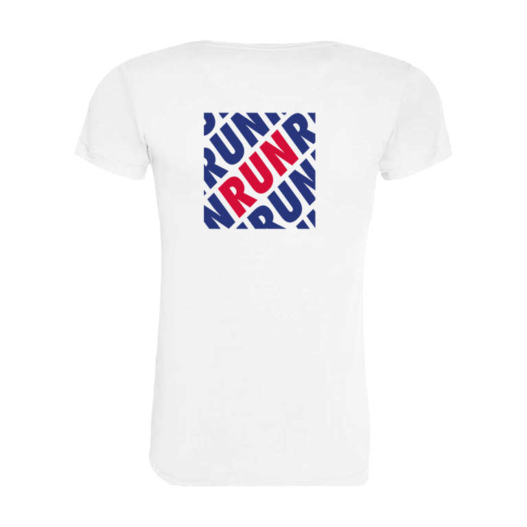 AJ Bell Great South Run RUN Woman Short Sleeved Tech Tee