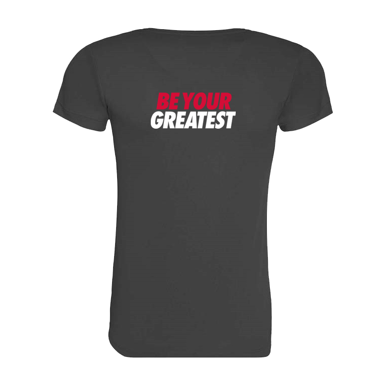 AJ Bell Great South Run Be Your Greatest Woman Short Sleeved Tech Tee