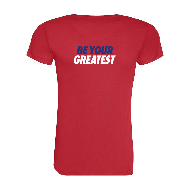 AJ Bell Great South Run Be Your Greatest Woman Short Sleeved Tech Tee