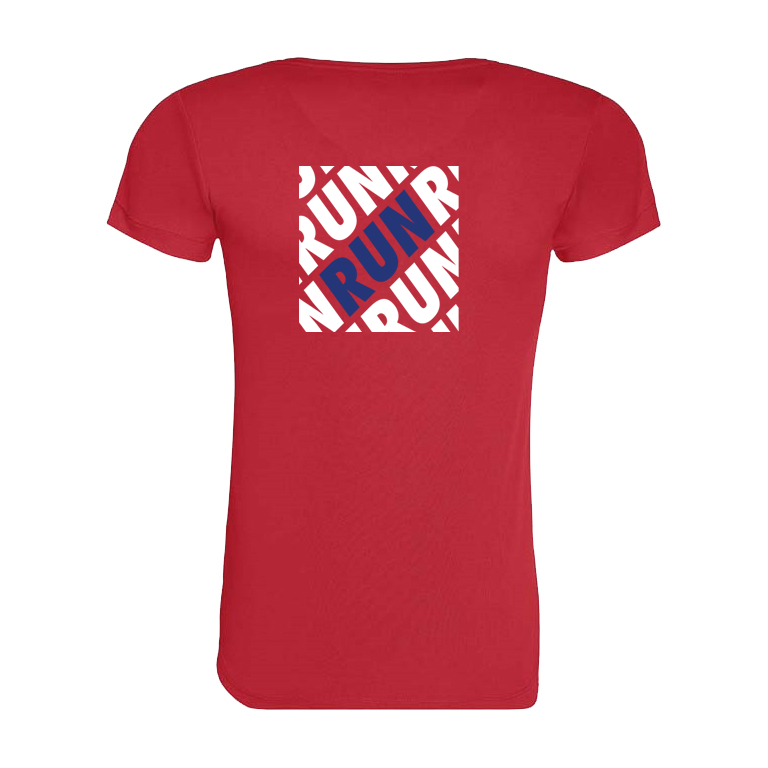 AJ Bell Great South Run RUN Woman Short Sleeved Tech Tee