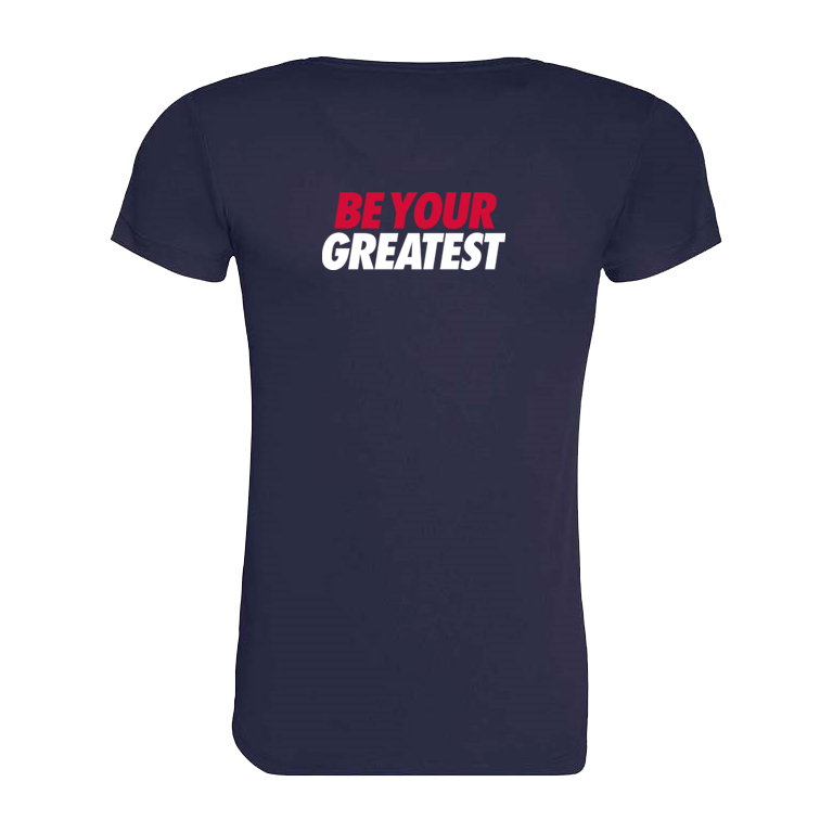 AJ Bell Great South Run Be Your Greatest Woman Short Sleeved Tech Tee