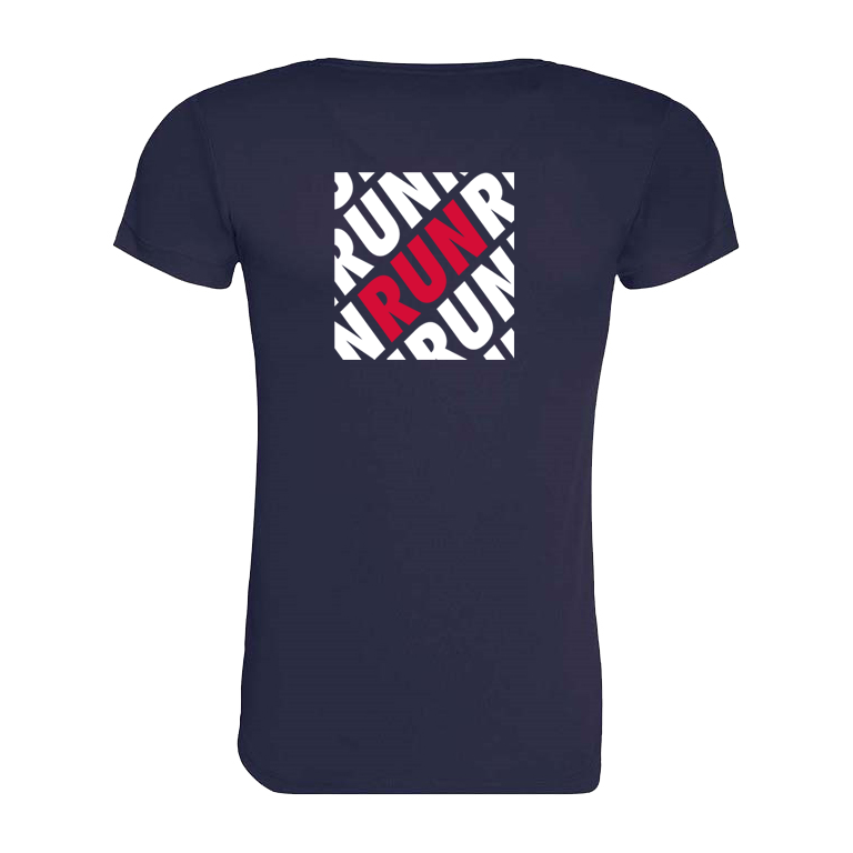 AJ Bell Great South Run RUN Woman Short Sleeved Tech Tee