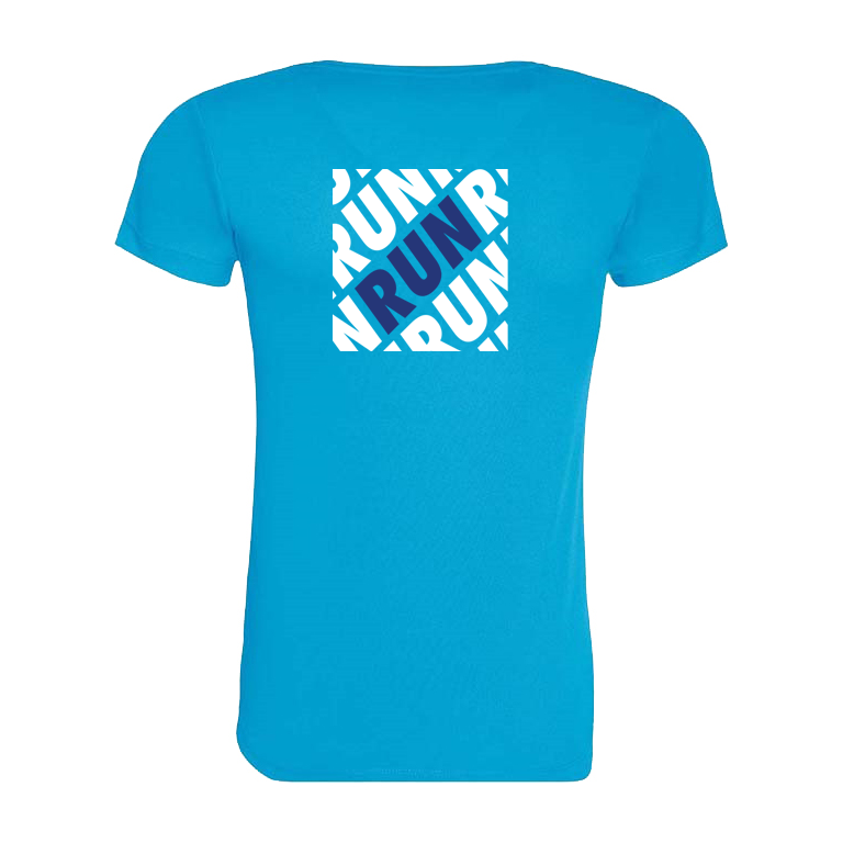AJ Bell Great South Run RUN Woman Short Sleeved Tech Tee