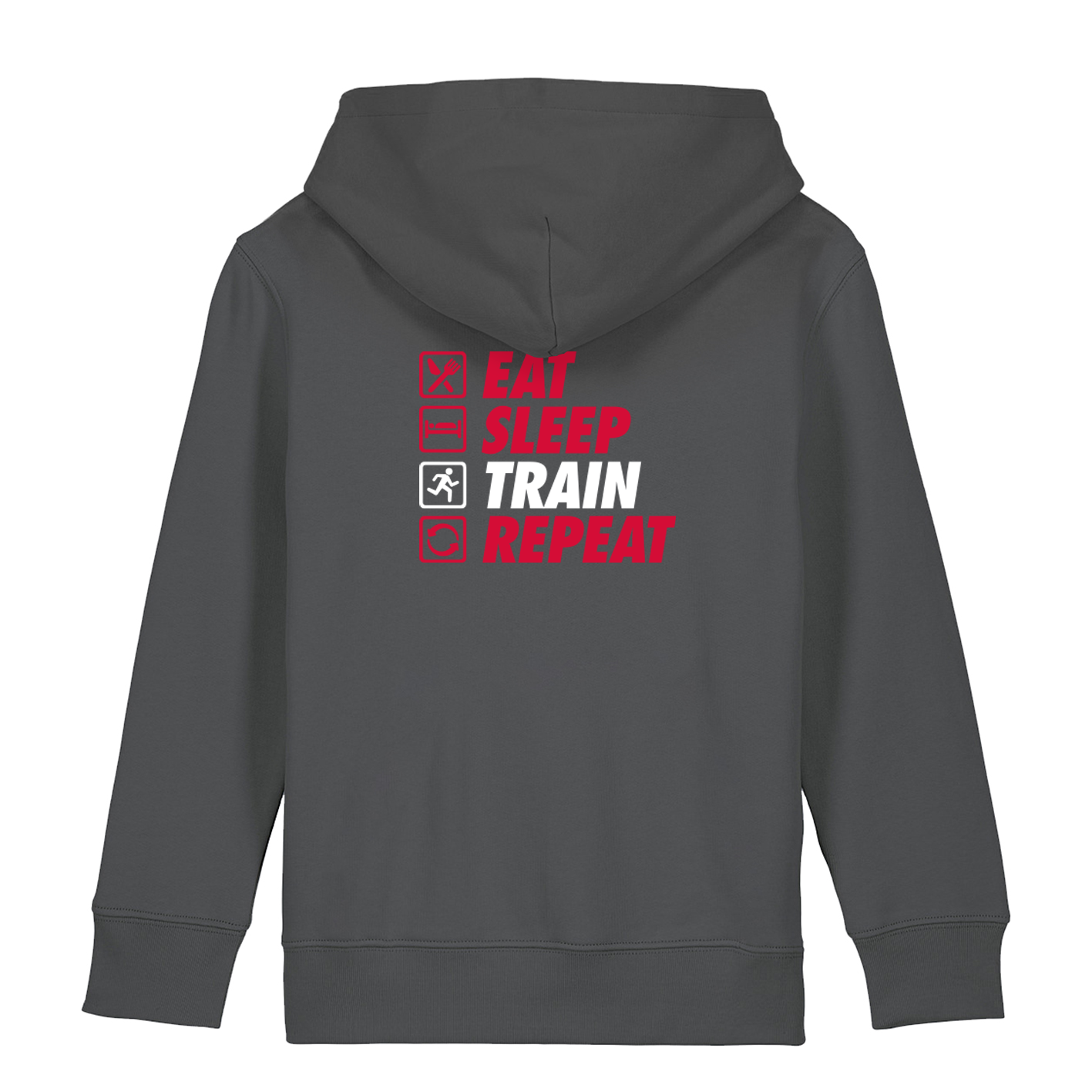 AJ Bell Great South Run Kids "Eat, Sleep, Train, Repeat" Hoodie