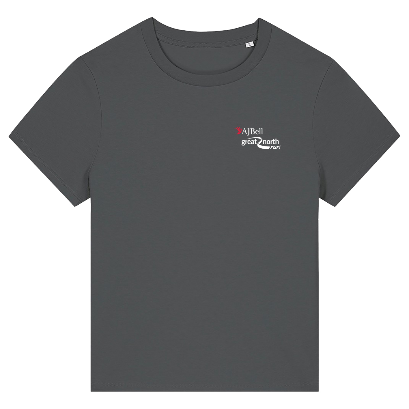 AJ Bell Great North Run Woman’s Short Sleeved Cotton Tee (Front Logo Print Only)