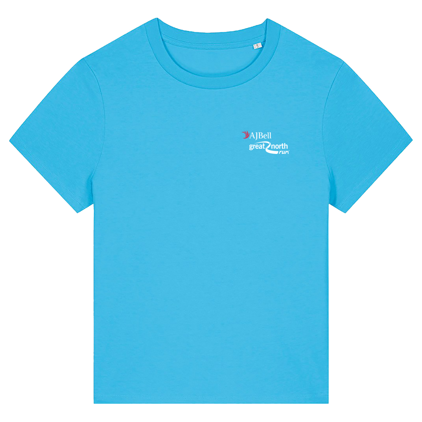 AJ Bell Great North Run Woman’s Short Sleeved Cotton Tee (Front Logo Print Only)
