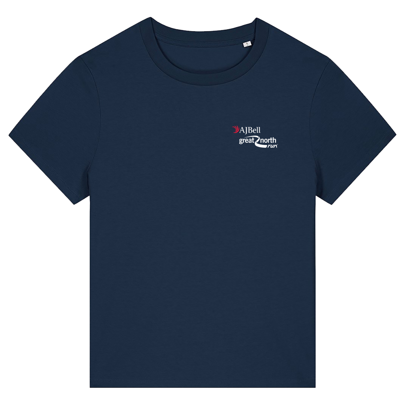 AJ Bell Great North Run Woman’s Short Sleeved Cotton Tee (Front Logo Print Only)