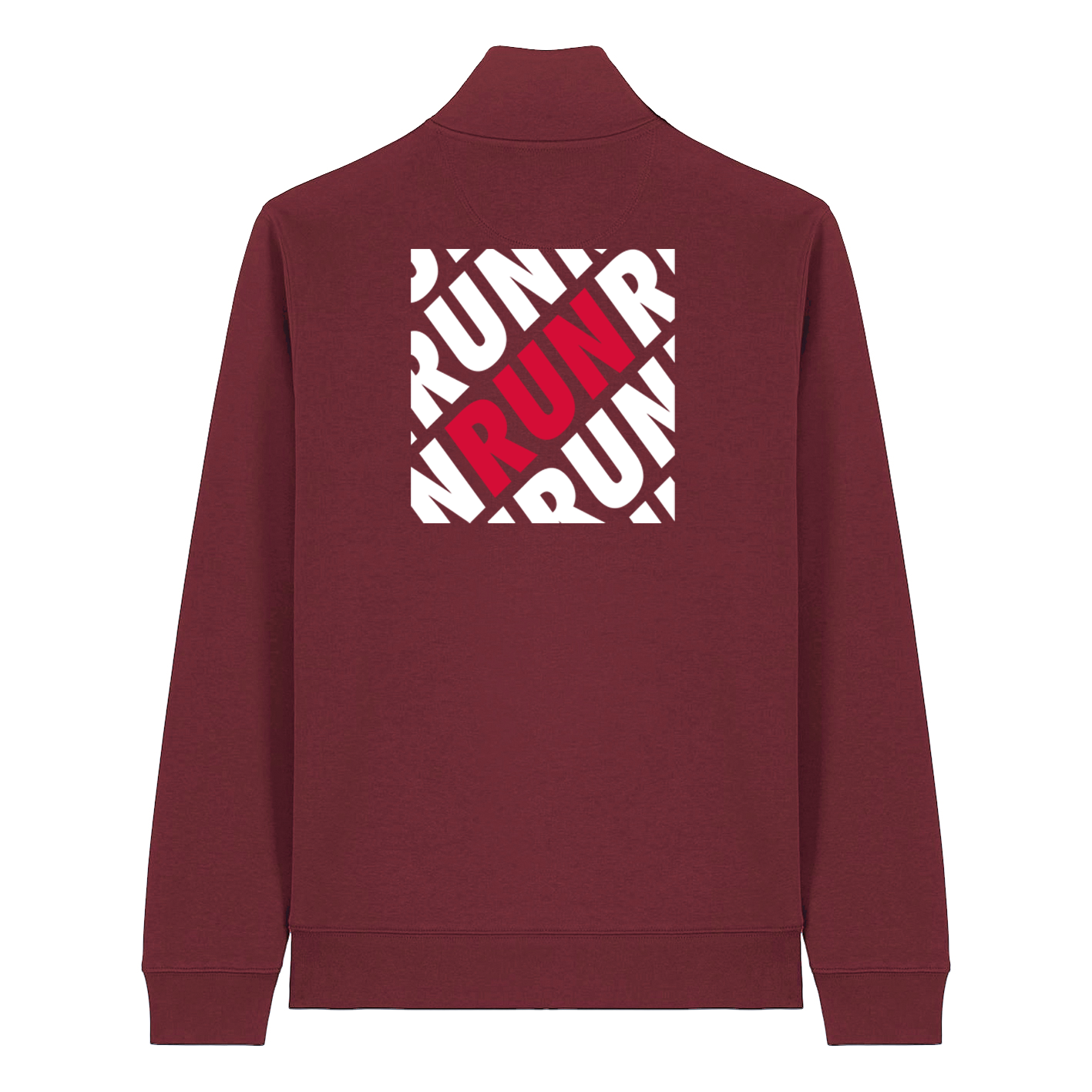 AJ Bell Great Run "Eat, Sleep, Train, Repeat" Unisex ¼ Zip Sweatshirts