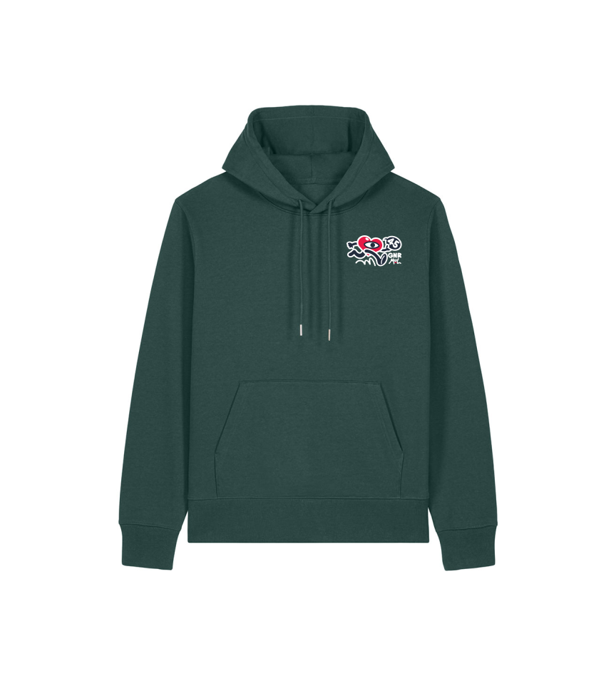 GNR45 x MUL Unisex Green Hoodie