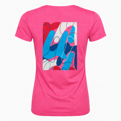AJ Bell Great Run "Swirl" Women's Short Sleeved Tech Tee