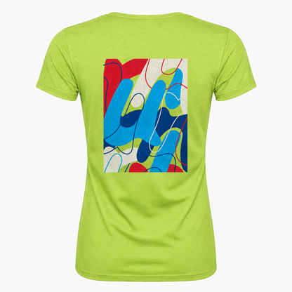 AJ Bell Great Run "Swirl" Women's Short Sleeved Tech Tee