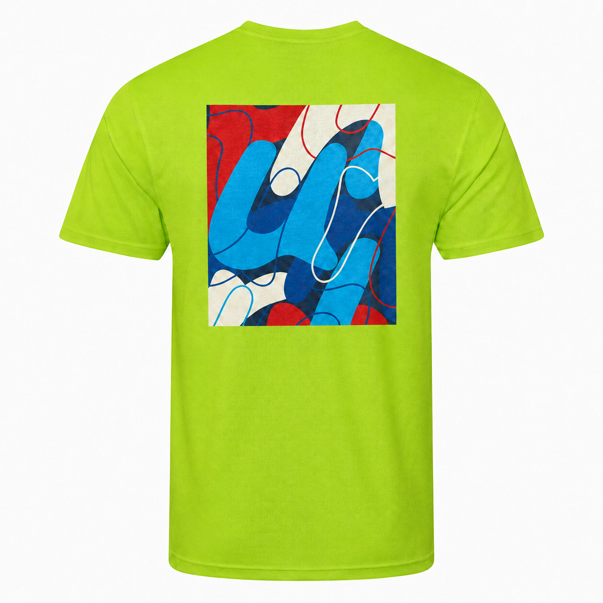 AJ Bell "Swirl" Men's Short Sleeved Tech Tee