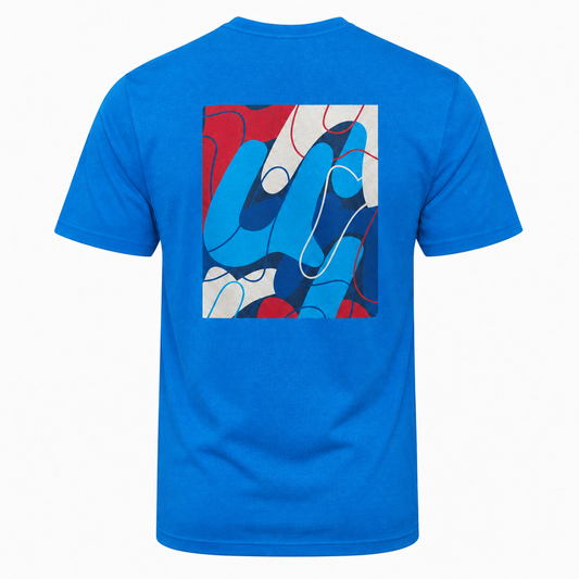 AJ Bell "Swirl" Men's Short Sleeved Tech Tee