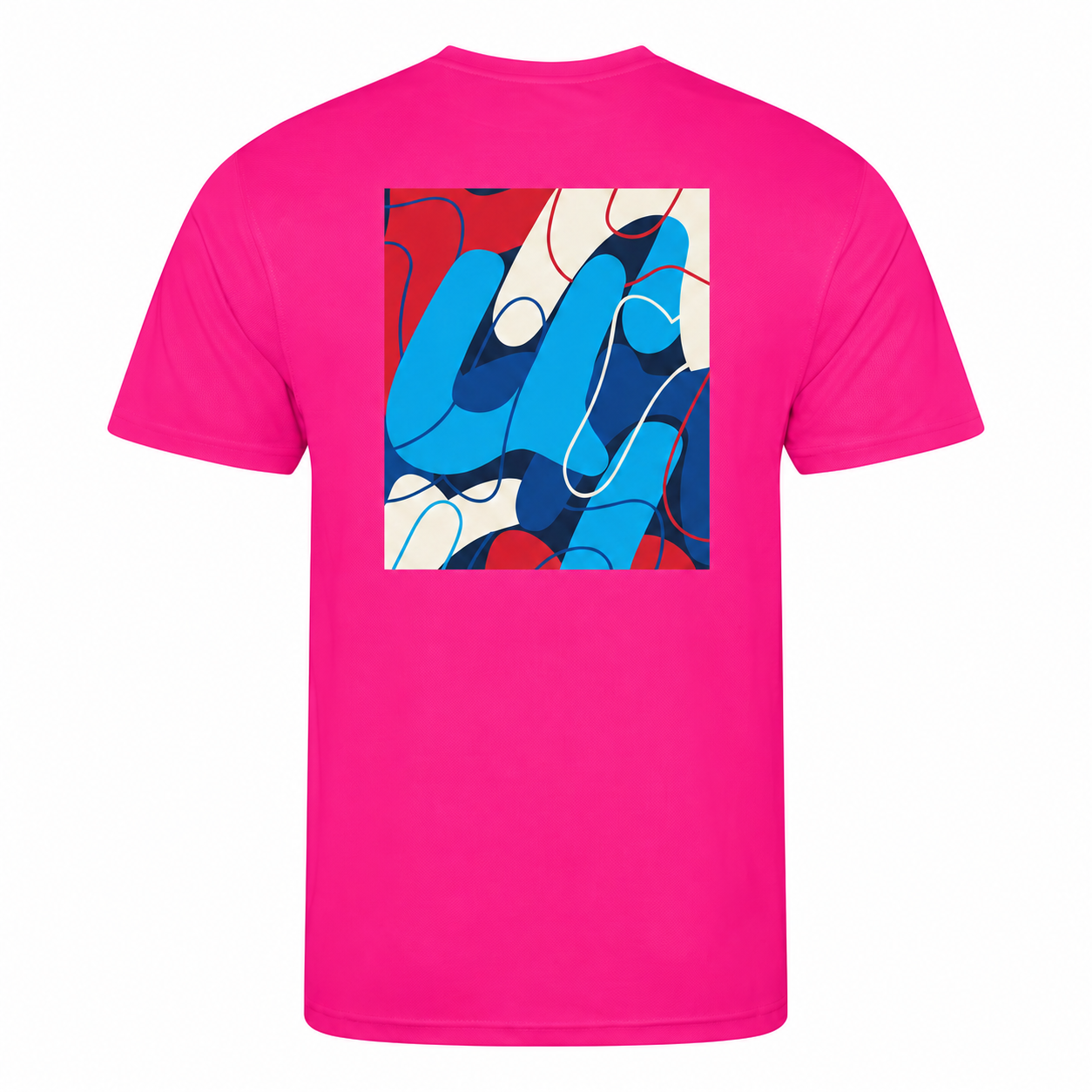 AJ Bell "Swirl" Men's Short Sleeved Tech Tee