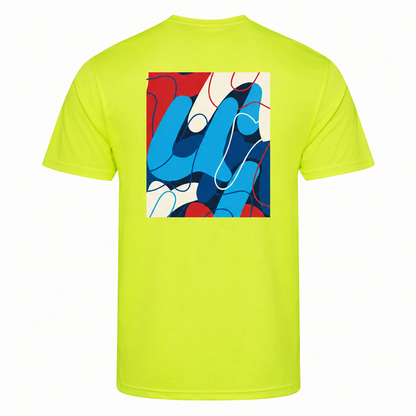 AJ Bell "Swirl" Men's Short Sleeved Tech Tee