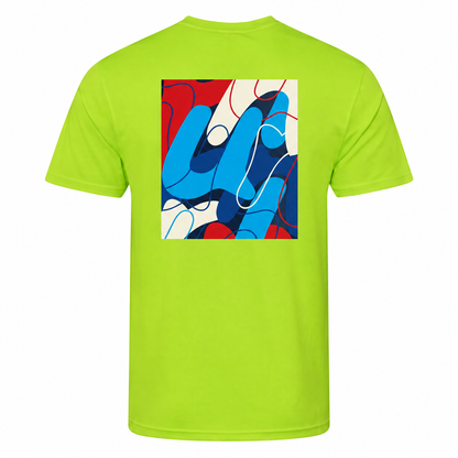 AJ Bell "Swirl" Men's Short Sleeved Tech Tee