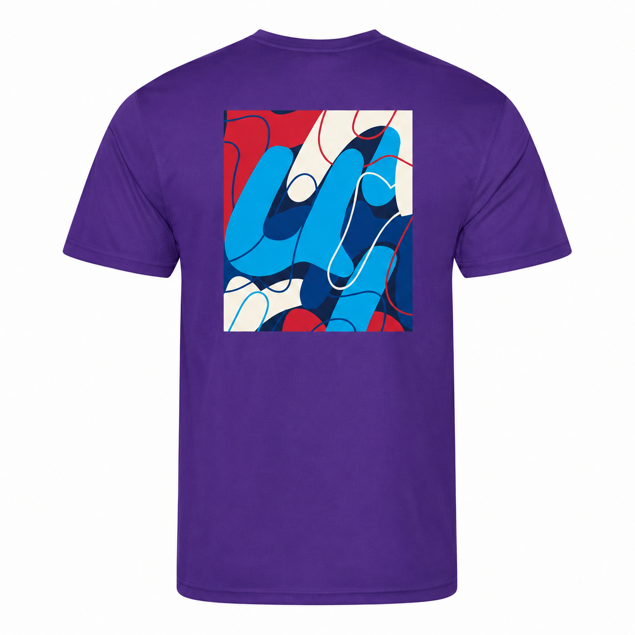 AJ Bell "Swirl" Men's Short Sleeved Tech Tee