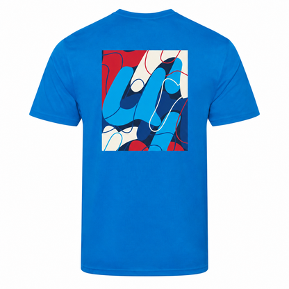 AJ Bell "Swirl" Men's Short Sleeved Tech Tee