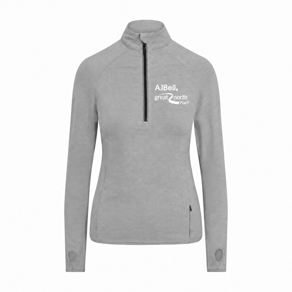 AJ Bell Great Run In Training Women's ¼ Zip Base Layer