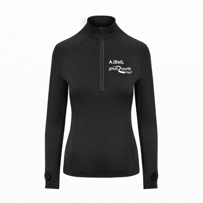 AJ Bell "RUN" Women's ¼ Zip Base Layer