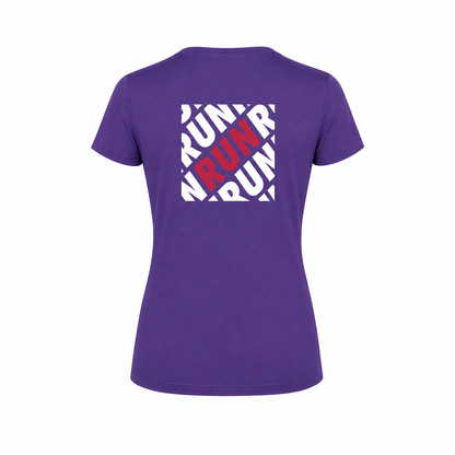 AJ Bell Great Run “RUN” Women’s Short Sleeved Tech Tee