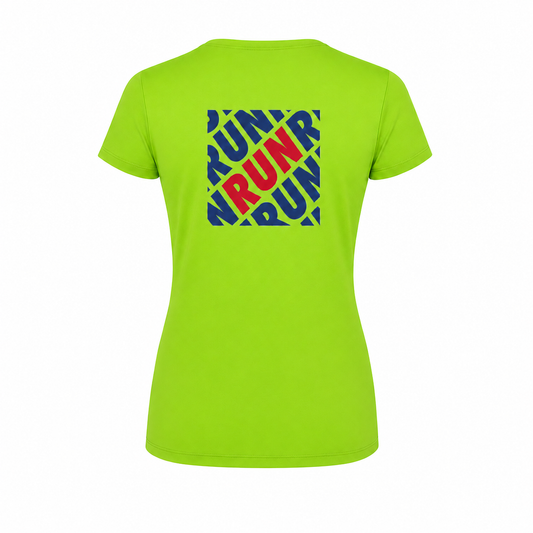 AJ Bell Great Run “RUN” Women’s Short Sleeved Tech Tee