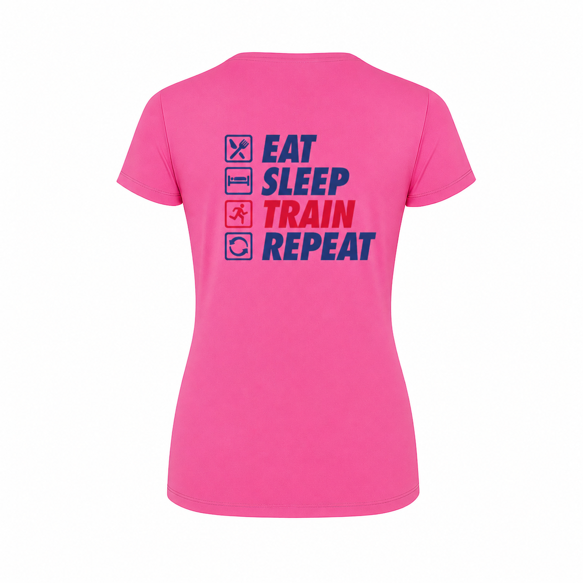 AJ Bell Great Run "Eat, Sleep, Train, Repeat" Women's Short Sleeved Tech