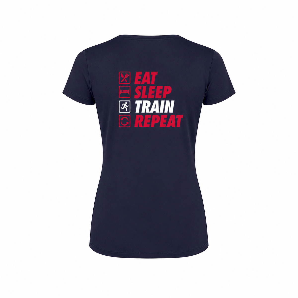 AJ Bell Great Run "Eat, Sleep, Train, Repeat" Women's Short Sleeved Tech
