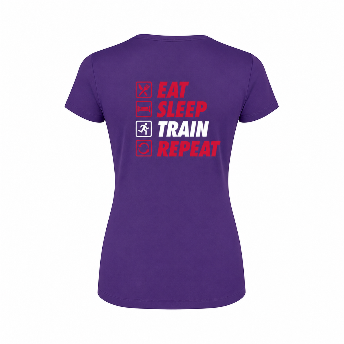 AJ Bell Great Run "Eat, Sleep, Train, Repeat" Women's Short Sleeved Tech