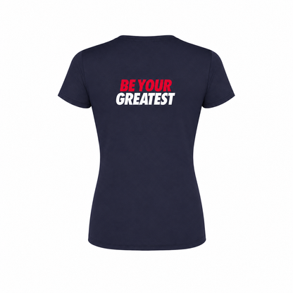 AJ Bell "Be Your Greatest" Women's Short Sleeved Tech Tee