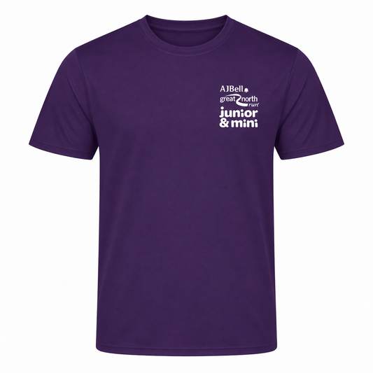 AJ Bell Great Run Kids Technical Tee (Front Logo Print Only)