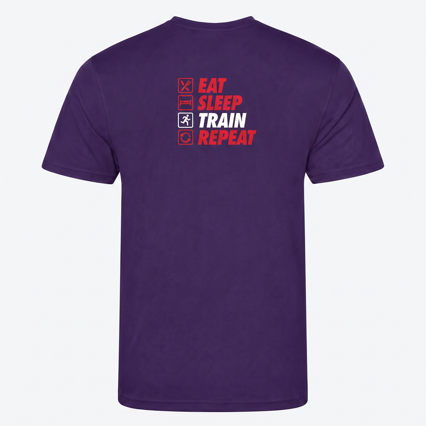 AJ Bell Great Run “Eat, Sleep, Train, Repeat” Men’s Short Sleeved