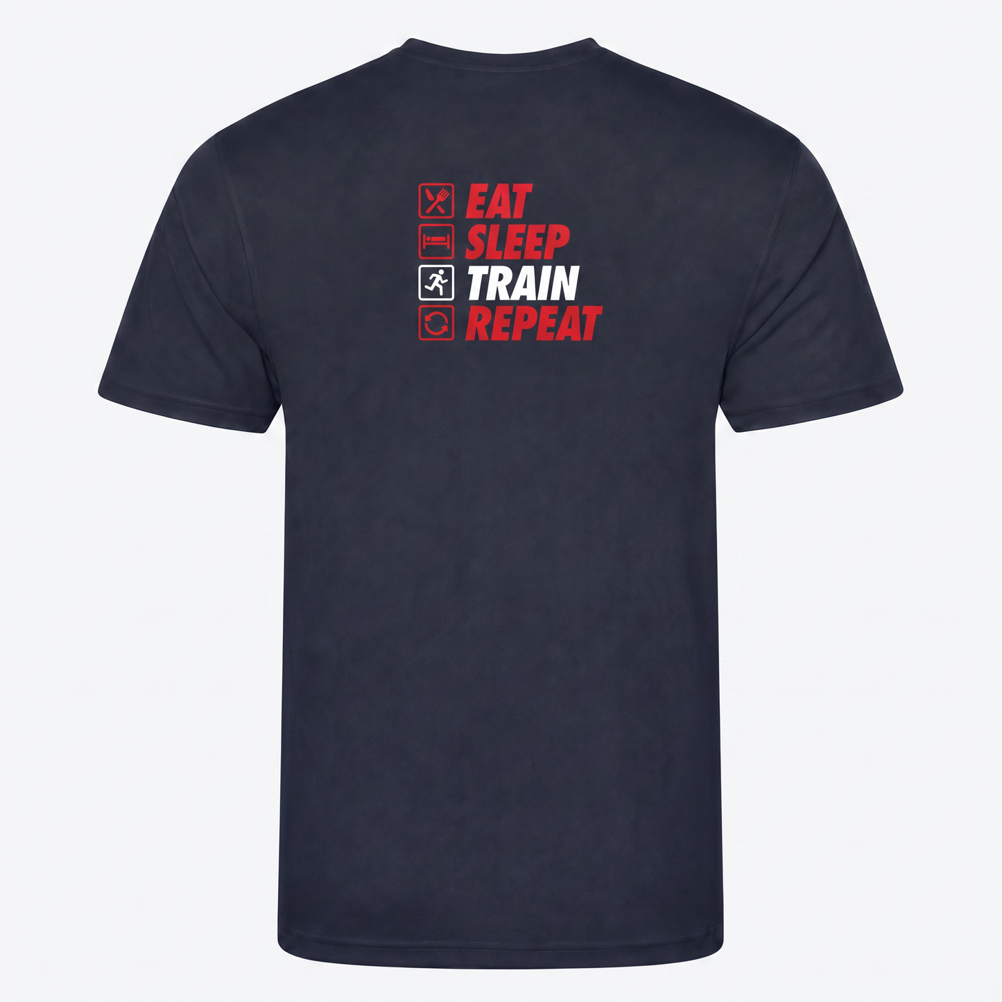 AJ Bell Great Run “Eat, Sleep, Train, Repeat” Men’s Short Sleeved