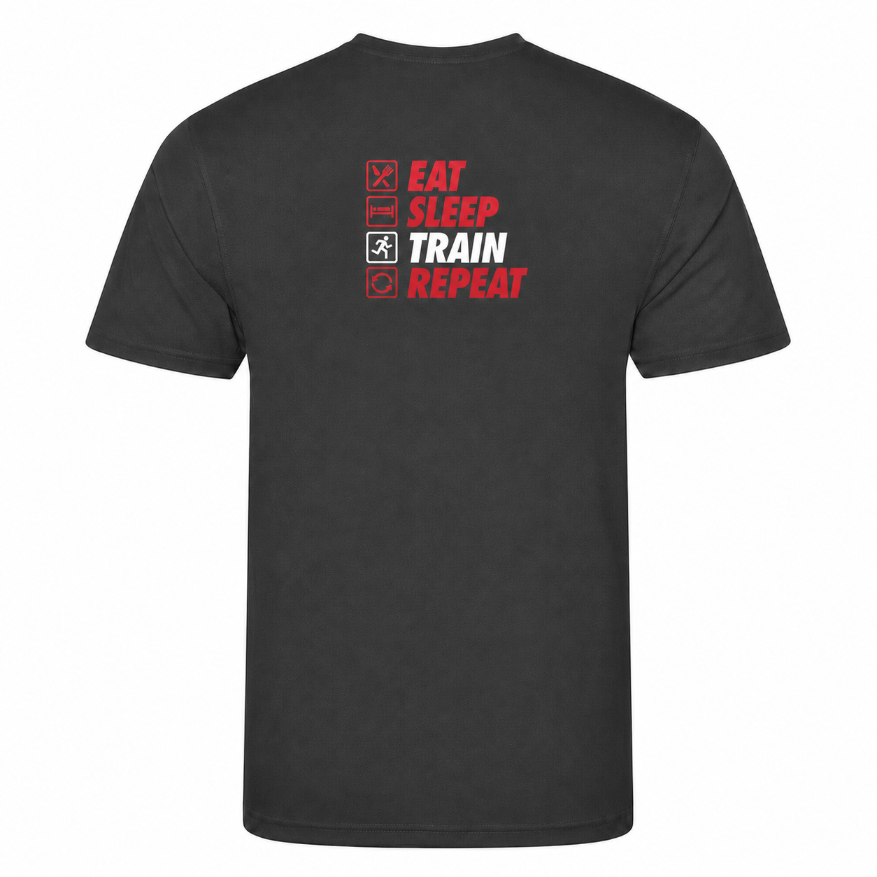AJ Bell Great Run “Eat, Sleep, Train, Repeat” Men’s Short Sleeved