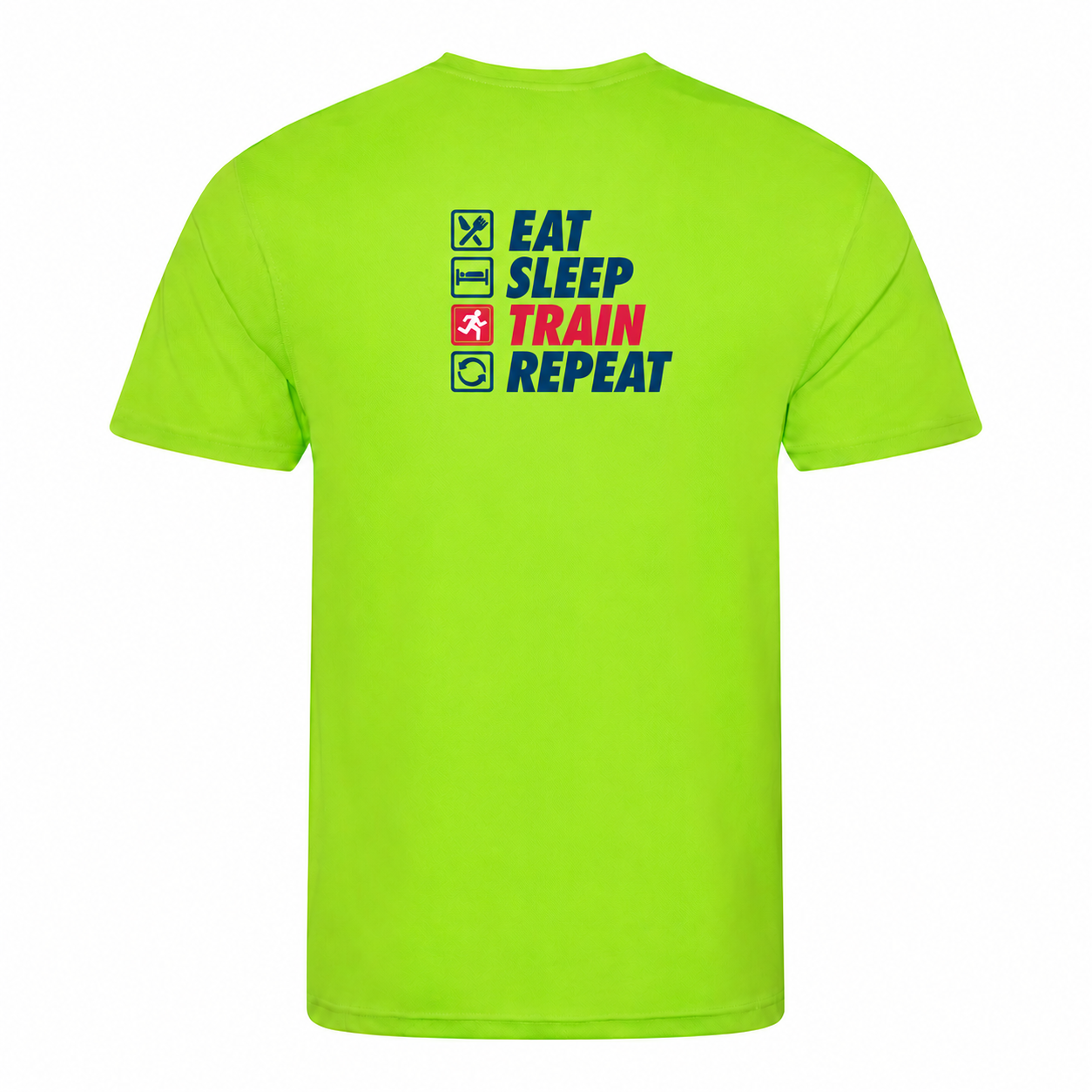 AJ Bell Great Run “Eat, Sleep, Train, Repeat” Men’s Short Sleeved