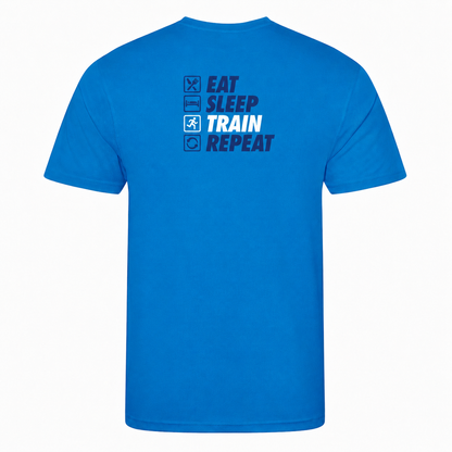 AJ Bell Great Run “Eat, Sleep, Train, Repeat” Men’s Short Sleeved