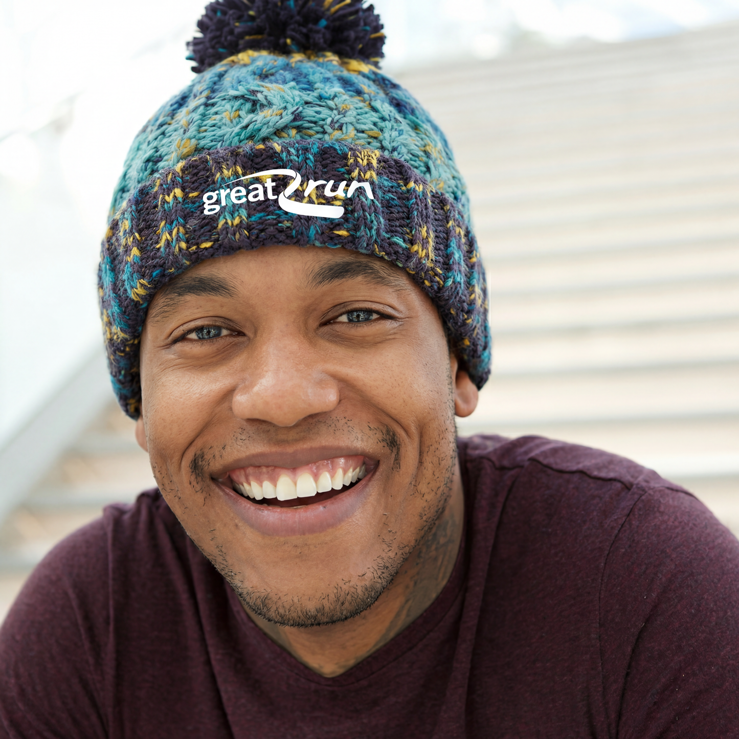 AJ Bell Great Scottish Run Bobble Beanie