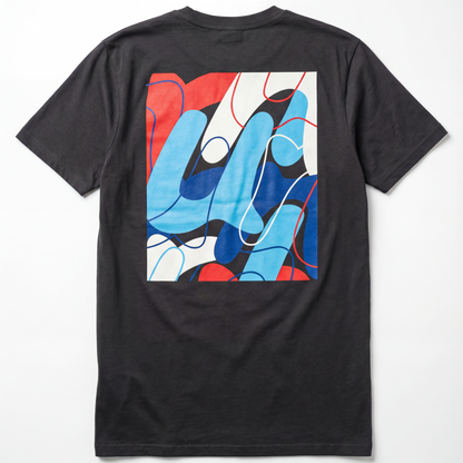 AJ Bell "Swirl" Men's Short Sleeved Tech Tee