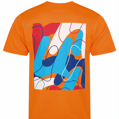 AJ Bell "Swirl" Men's Short Sleeved Tech Tee