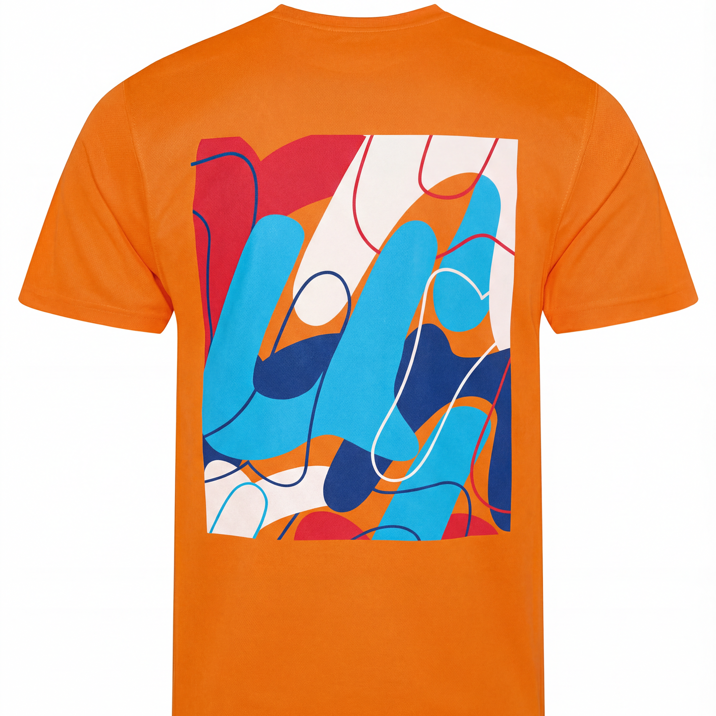 AJ Bell "Swirl" Men's Short Sleeved Tech Tee