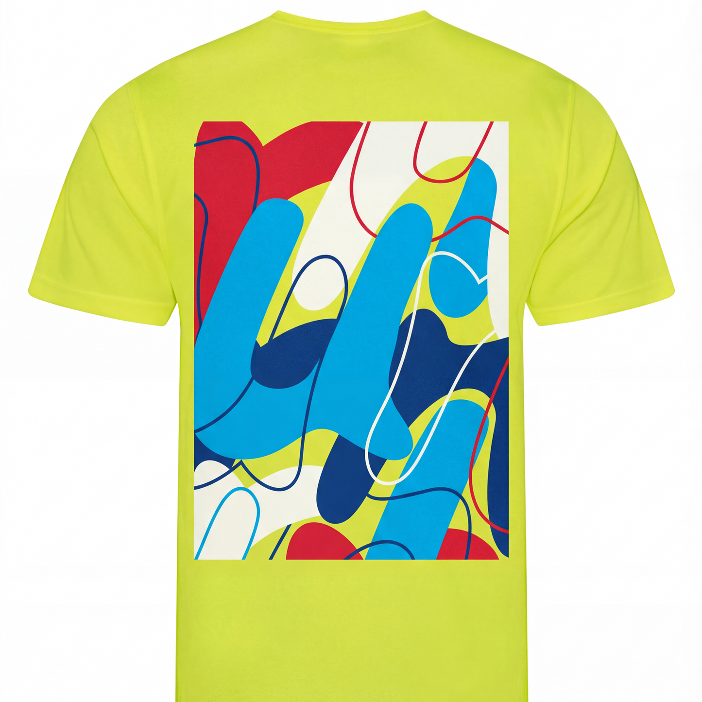 AJ Bell "Swirl" Men's Short Sleeved Tech Tee