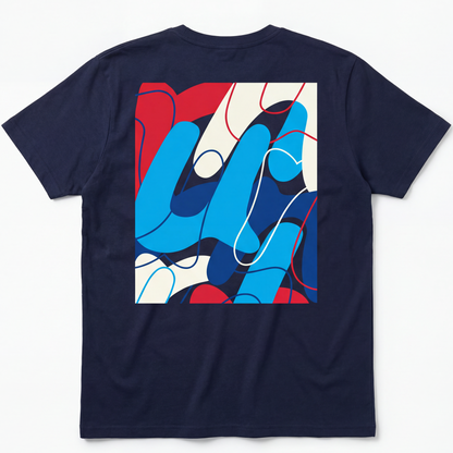 AJ Bell "Swirl" Men's Short Sleeved Tech Tee